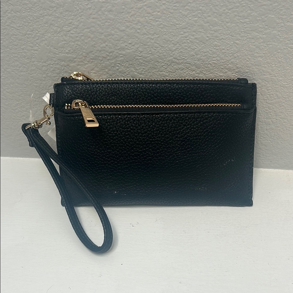 Elegant Black Wristlet Clutch